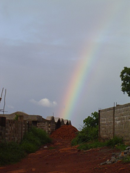 Rainbow over Freetown